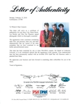 Stray Cats Group Signed & Framed 8 x 10 Color Photo w/ Signature Displays! (PSA/DNA)