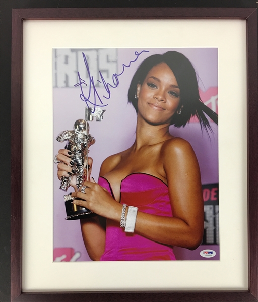 Rihanna Signed & Framed 11" x 14" Color Photograph (PSA/DNA)
