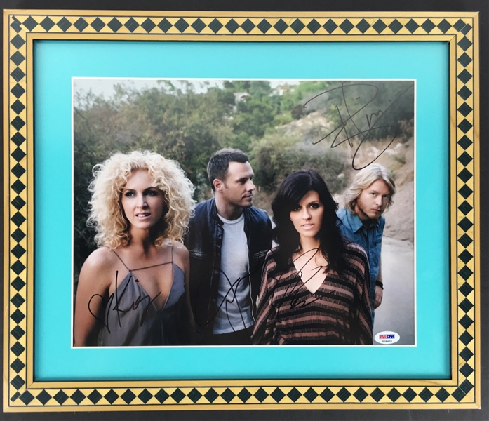 Little Big Town Group Signed & Framed 10" x 13" Color Photograph (PSA/DNA)