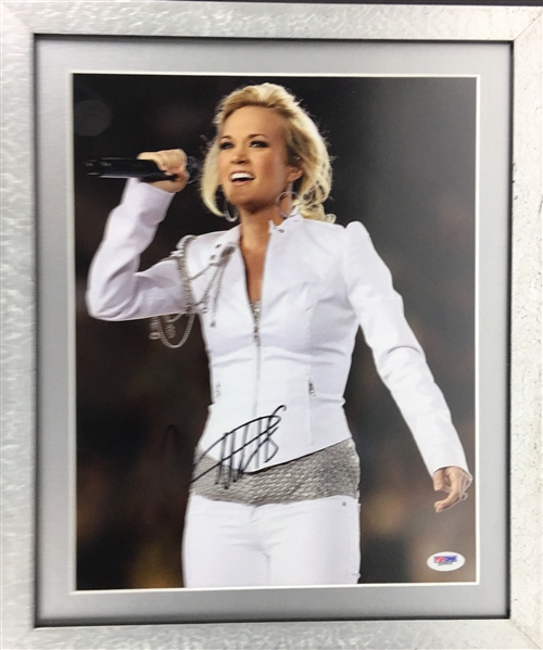 Carrie Underwood Signed & Framed 11" x 14" Color Photograph (PSA/DNA)