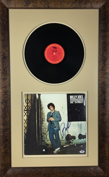Billy Joel Signed & Framed "52nd Street" Album (PSA/DNA)