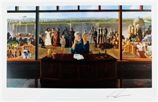 STAR WARS: Impressive Lot of Ten (10) Signed Limited Edition George Lucas Lithographs w/ His Characters! (PSA/DNA Guaranteed)