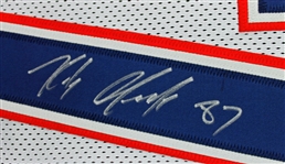 Rob Gronkowski Signed New England Patriots White Jersey (PSA/DNA)