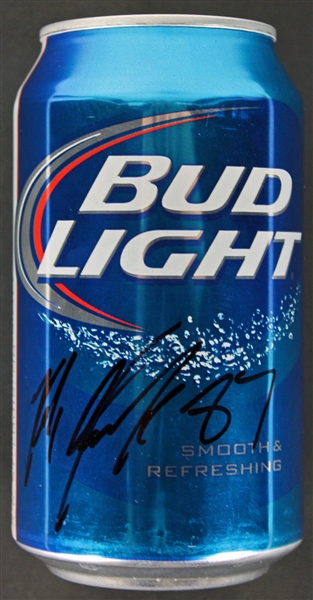 Rob Gronkowski Unique Signed Bud Light Beer Can (PSA/DNA)