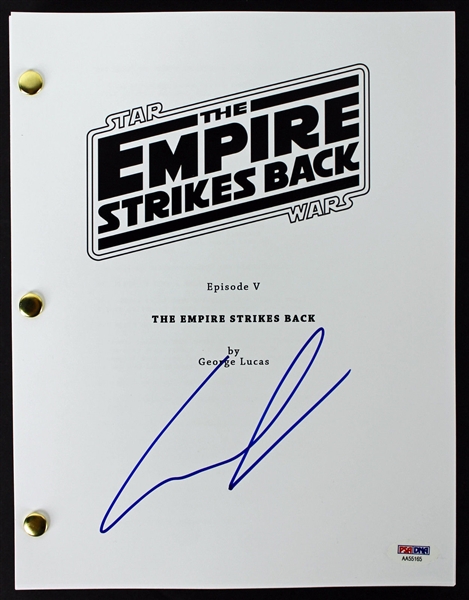 Star Wars: George Lucas Signed "The Empire Strikes Back" Script (PSA/DNA)