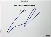Star Wars: George Lucas Signed The Empire Strikes Back Script (PSA/DNA)