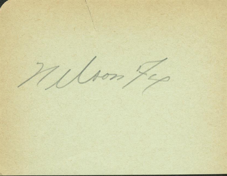 Nellie Fox Signed 3.25" x 5.25" Album Page (PSA/JSA Guaranteed)