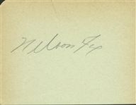 Nellie Fox Signed 3.25 x 5.25 Album Page (PSA/JSA Guaranteed)