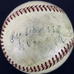 Cy Young INCREDIBLY RARE Single Signed OAL Reach (Harridge) Baseball (JSA)