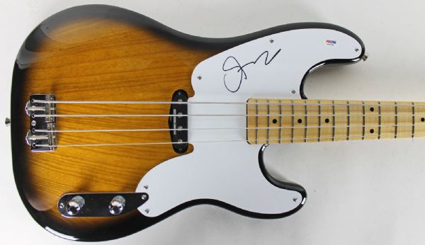 The Police: Sting Signed Personal Signature Model Fender P-Bass Guitar (PSA/DNA)