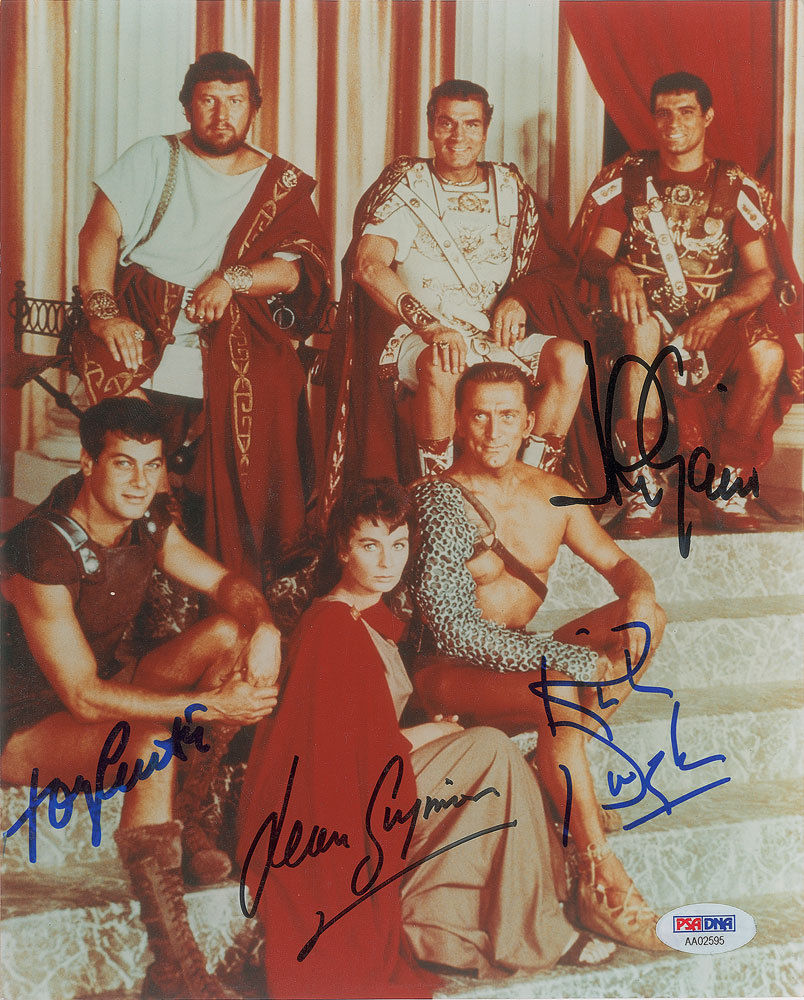 Lot Detail Spartacus Signed X Photo W Curtis Simmons Gavin Douglas PSA DNA