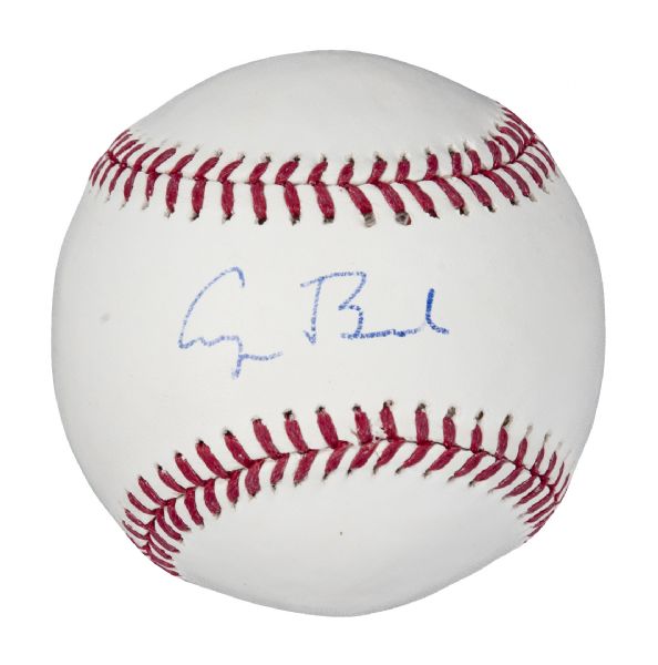 President George H.W. Bush Near-Mint Signed OML Baseball (JSA)