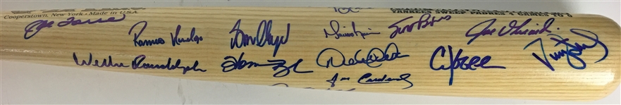 Best Ever: 1998 Yankees Near-Mint Team Signed Limited Edition Vintage Baseball Bat (PSA/JSA Guaranteed)