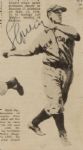 Lou Gehrig Superbly Signed 3" x 5" New York Yankees Photo (JSA)