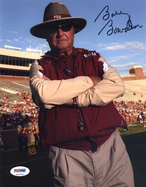 Bobby Bowden Signed 8" x 10" Color Photo (PSA/DNA)