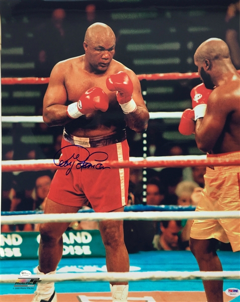 George Foreman Signed 16" x 20" Photo (PSA/DNA)