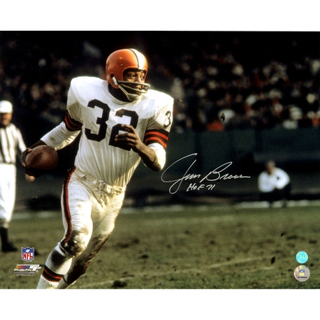 Jim Brown Signed 16" x 20" Color Photograph (Steiner Sports)
