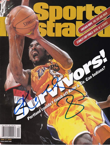 Kobe Bryant In-Person Signed June 2000 Sports Illustrated Magazine (PSA/JSA Guaranteed)