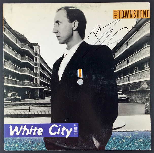 The Who: Pete Townshend Signed "White City" Album Cover (PSA/JSA Guaranteed)