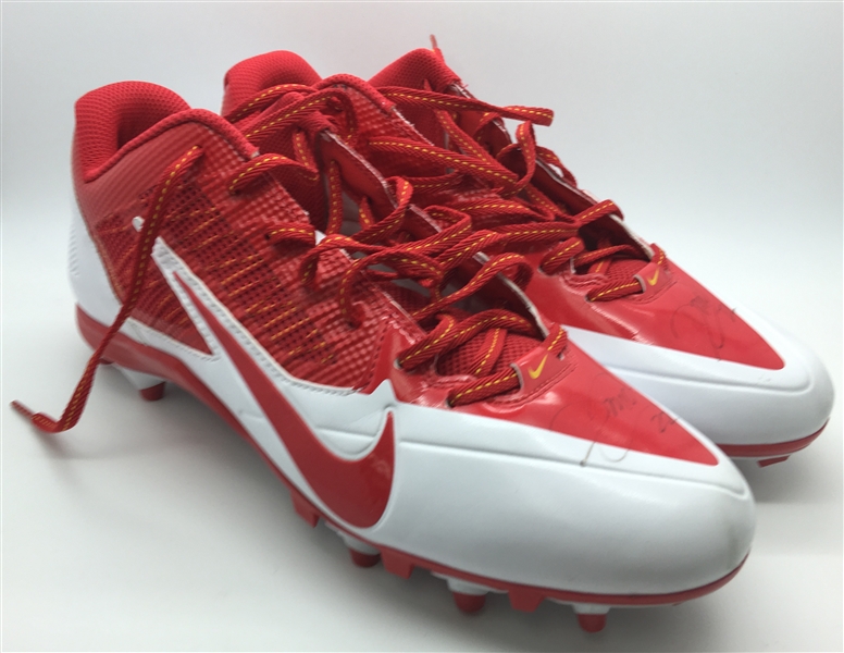 Dexter McCluster Signed & Game Used Kansas City Chief Cleats (PSA/JSA Guaranteed)