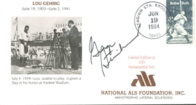 George Steinbrenner Signed 3 x 5 First Day Cover (PSA/JSA Guaranteed)