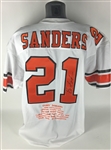 Barry Sanders Signed Oklahoma State Stat Jersey (PSA/JSA Guaranteed)