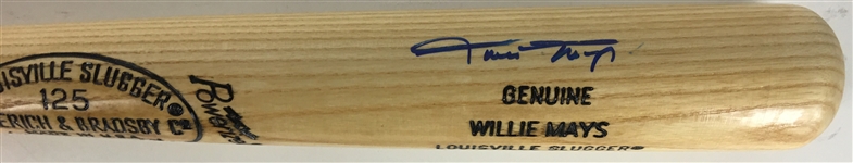 Willie Mays Signed Personal Model Louisville Slugger Baseball Bat (JSA)