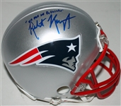 Robert Kraft Signed & Inscribed New England Patriots Mini Helmet (PSA/DNA)