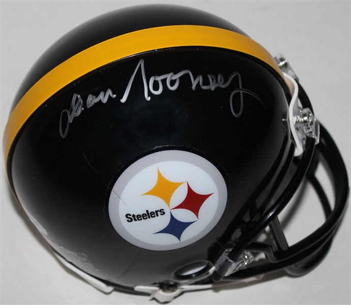 Dan Rooney Signed Pittsburgh Steelers Mini Helmet (PSA/DNA)
