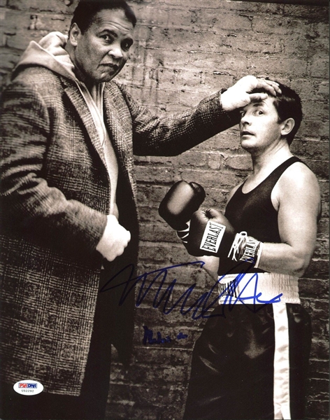 Muhammad Ali & Michael J. Fox Rare Dual-Signed 11" x 14" Photo (PSA/DNA)