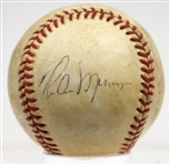 Thurman Munson Single Signed OAL Game-Used Baseball (JSA)