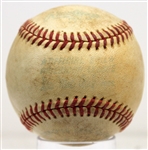 Thurman Munson Single Signed OAL Game-Used Baseball (JSA)