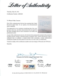 Theodore Roosevelt Signed 1898 Navy Department Letter (PSA/DNA)
