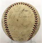 1933 NY Yankees Team Signed Game Used ONL Baseball w/ Ruth & Gehrig (PSA/DNA)