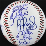 2015 AL All Stars Team-Signed (23) OML Baseball w/ Trout, Pujols, Machado, & More (PSA/DNA)
