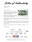 Yankees Legends Multi-Signed 8 x 14 Photo w/ Maris, Mantle, Martin, Berra & Others! (PSA/DNA)