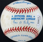Derek Jeter & Alex Rodriguez Dual-Signed OAL Baseball (JSA)