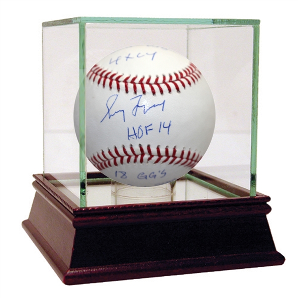 Greg Maddux Signed Limited Edition MLB Baseball w/ “HOF 2014, 355 Wins, 4x Cy Young, 8x All Star, 18x Gold Glove” (Steiner Sports)