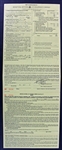 The Rolling Stones: Mick Jagger Signed Life Insurance Application (PSA/DNA)