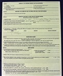 The Rolling Stones: Mick Jagger Signed Life Insurance Application (PSA/DNA)