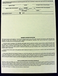The Rolling Stones: Mick Jagger Signed Life Insurance Application (PSA/DNA)