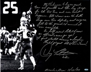 Doug Flutie Signed 16 x 20 Photo w/ Extensive Story Inscription! (Steiner Sports)