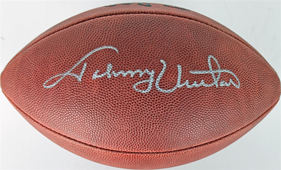 Johnny Unitas Near-Mint Signed NFL Leather Football (PSA/DNA)