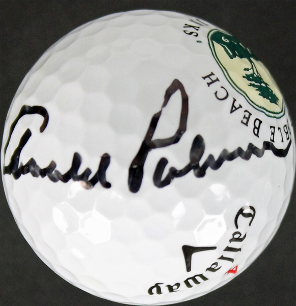 Arnold Palmer Vintage Signed Pebble Beach Model Golf Ball (PSA/DNA)
