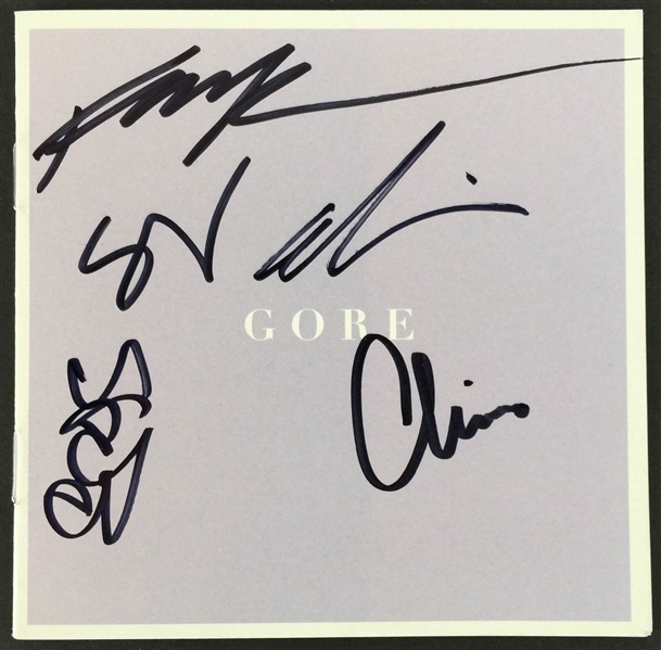 The Deftones Group Signed "Gore" CD Booklet (PSA/JSA Guaranteed)