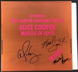 Alice Cooper Signed Album & 8 x 10 Photo Lot (2 Items)(PSA/JSA Guaranteed)