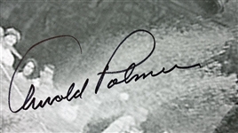 Arnold Palmer Impressive Signed 24 x 36 Canvas Collage Print (PSA/DNA)