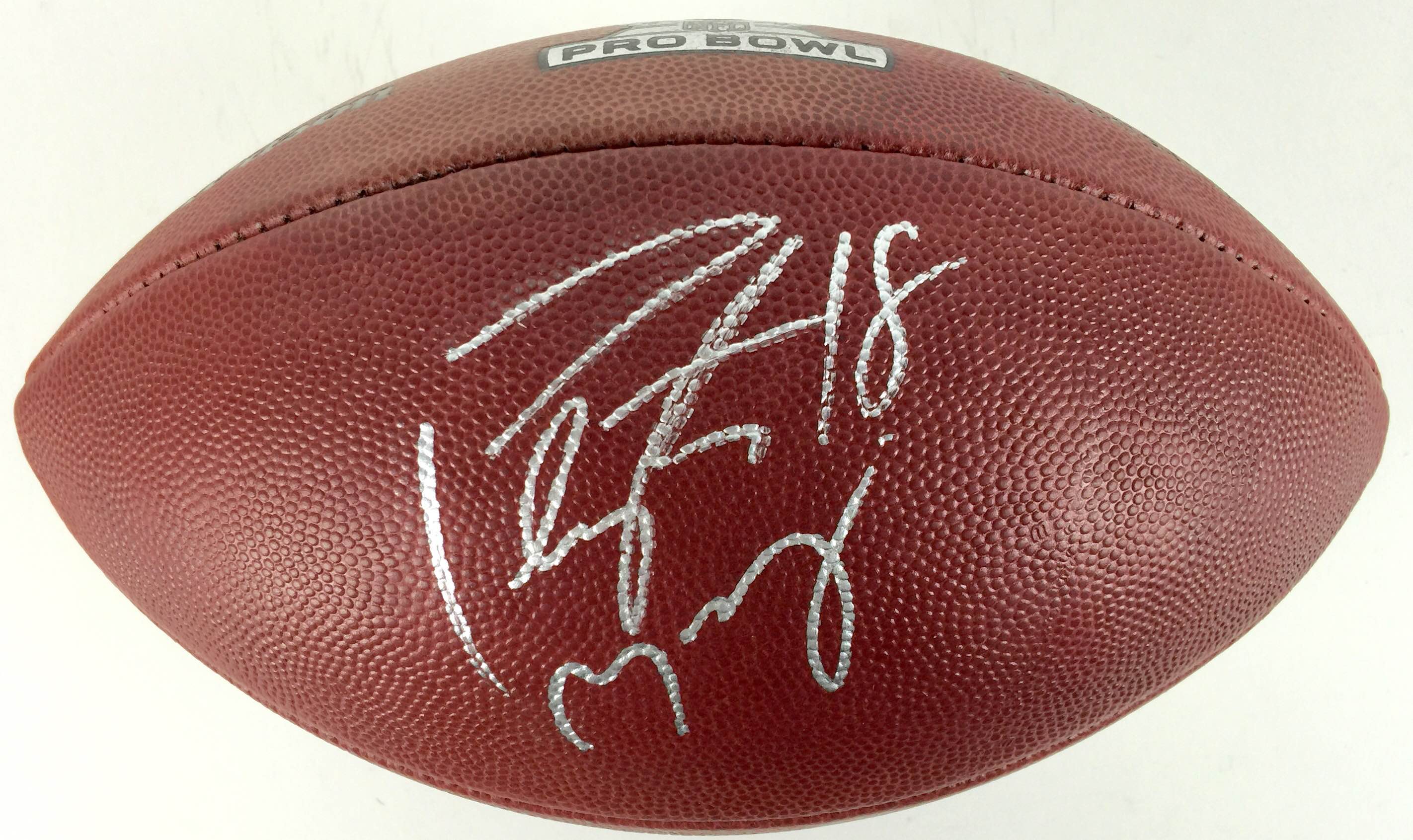 Lot - Peyton Manning Autographed Football PSA/DNA