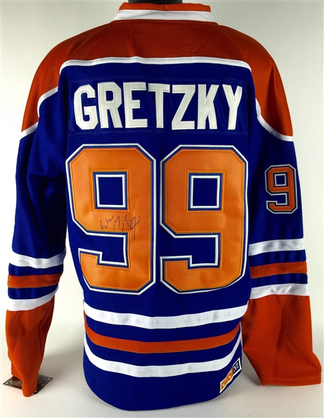 Wayne Gretzky Signed Edmonton Oilers Pro Model Jersey (JSA)