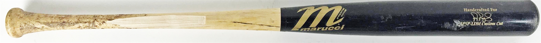 2015 Albert Pujols Game Used Marucci Personal AP5P-LDM Model Bat